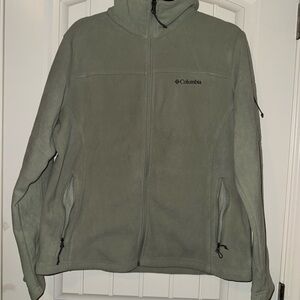 Columbia Light Green Fleece Jacket